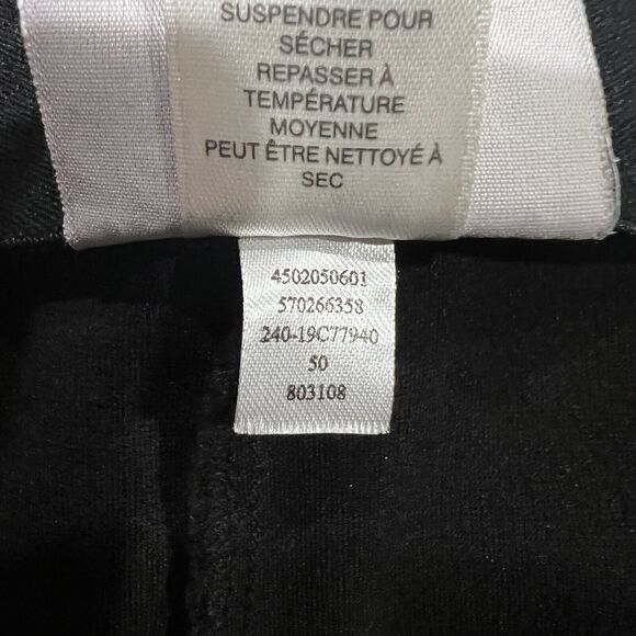 Chico's Size 00 US XS 2 Fabulously Slimming Ponte Pull On Slim Leg Pants Black - Picture 9 of 12